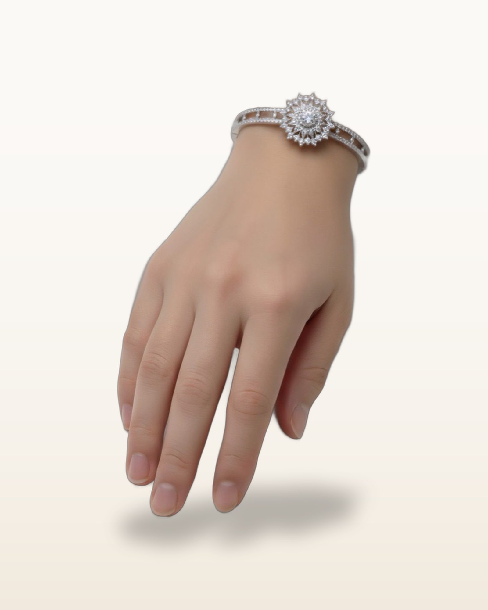 Premium Signature Zircon Bangle — detail view 3
